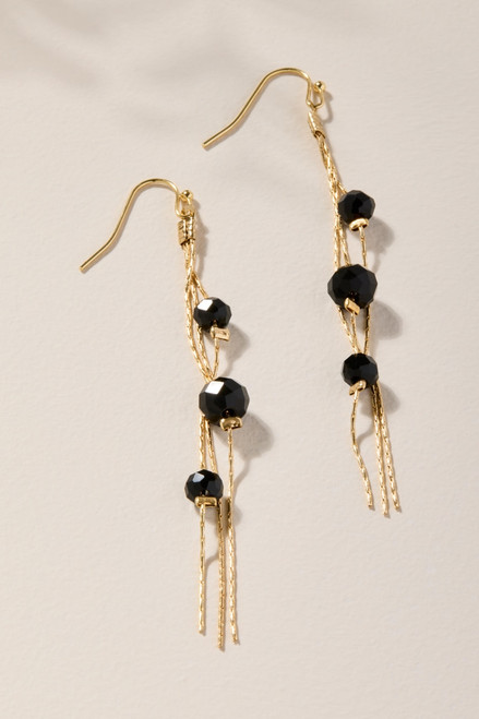Gina Glass Bead Drop Earrings