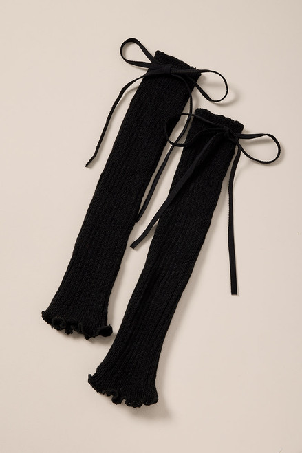 Mary Bow Detail Leg Warmer
