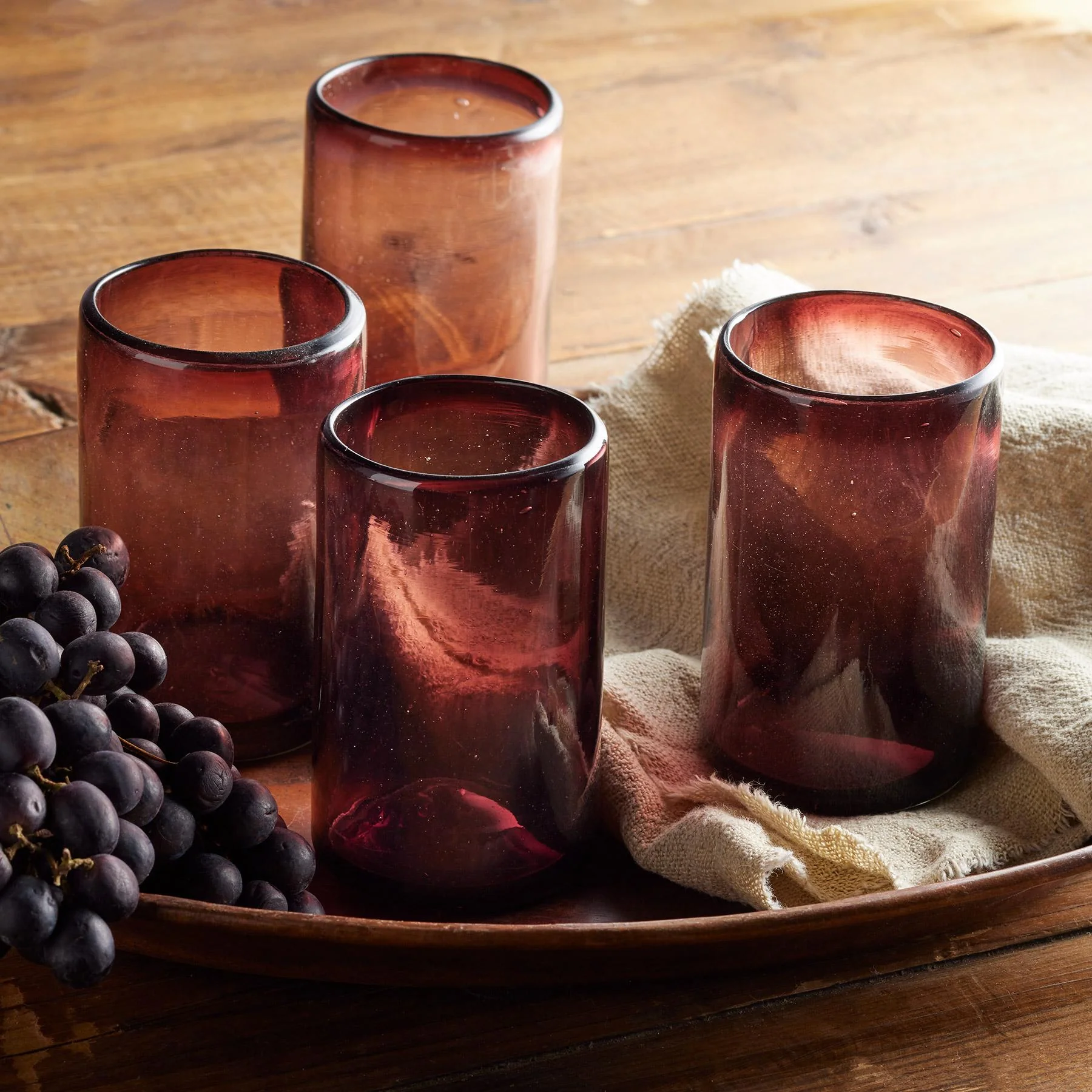 Renata Amethyst Glass Set