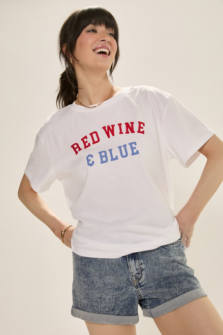Red Wine And Blue Graphic Tee