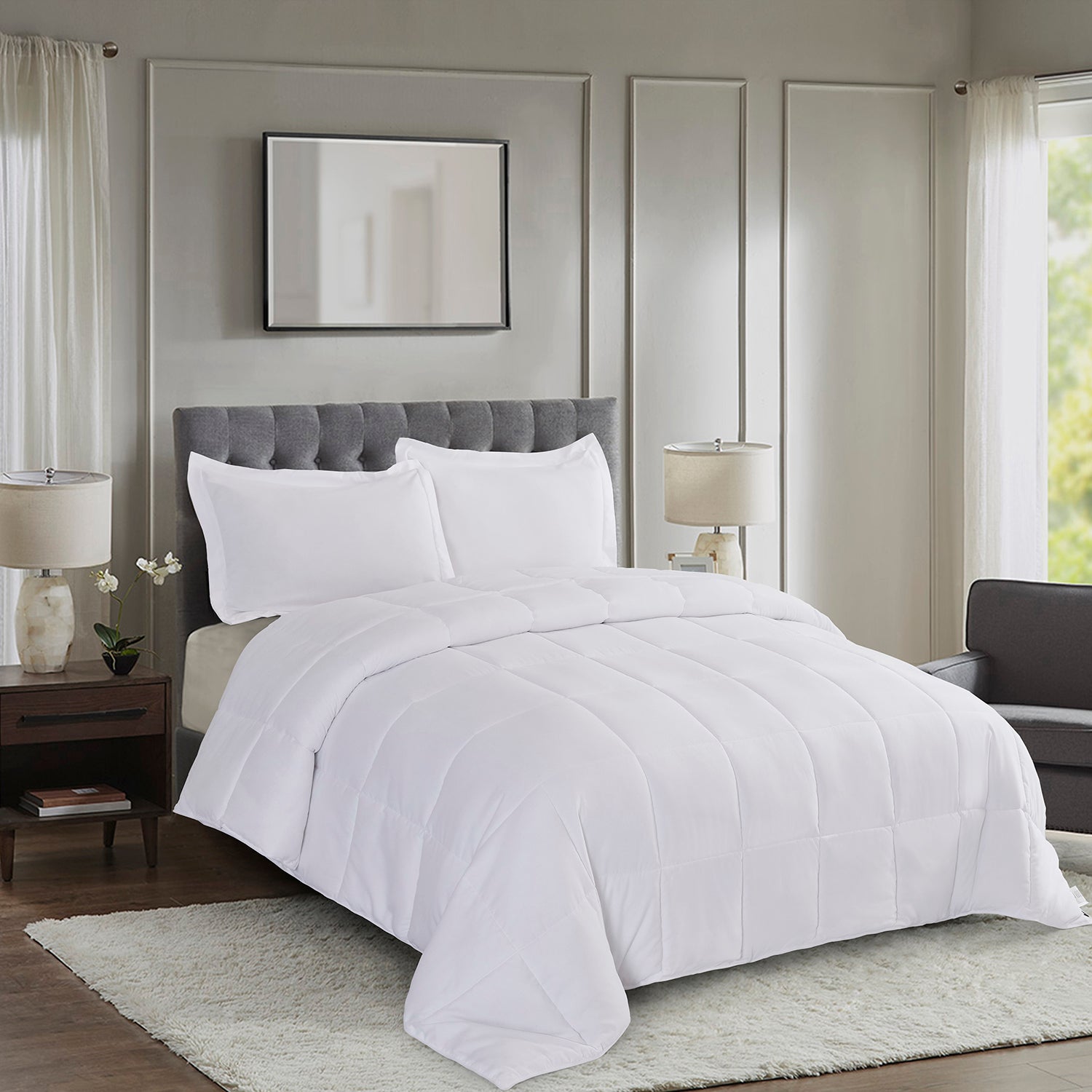 All Season Lightweight Down Alternative Comforter Set