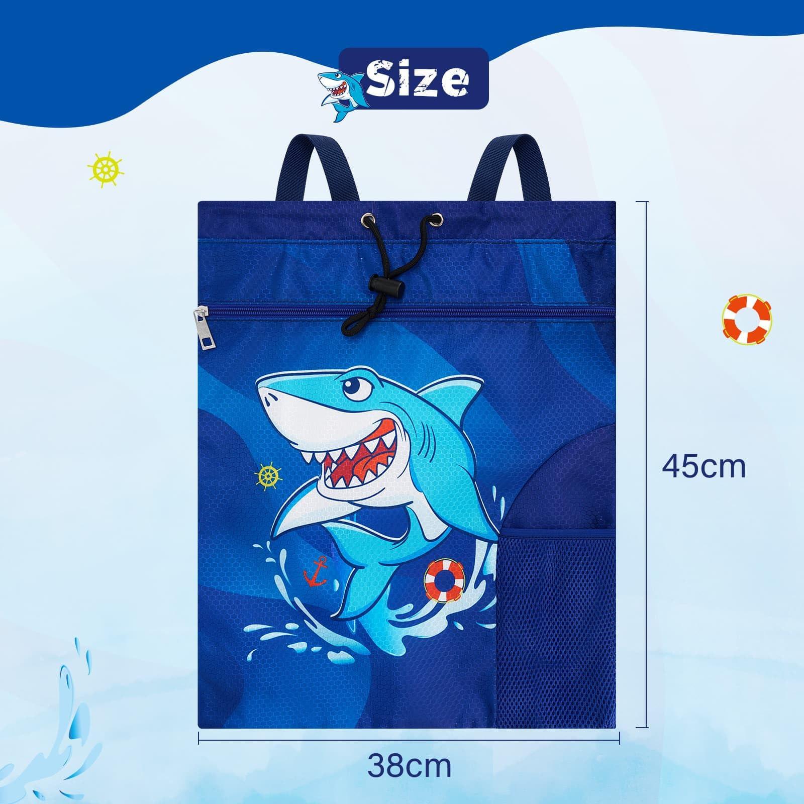 Only-bags.store Rucksack Kinder - Wasserdichte Turnbeutel String Rucksack  Sport Schule Strand Reisen Schwimmen Turnbeutel mit Reißverschluss Tasche Wasserflasche