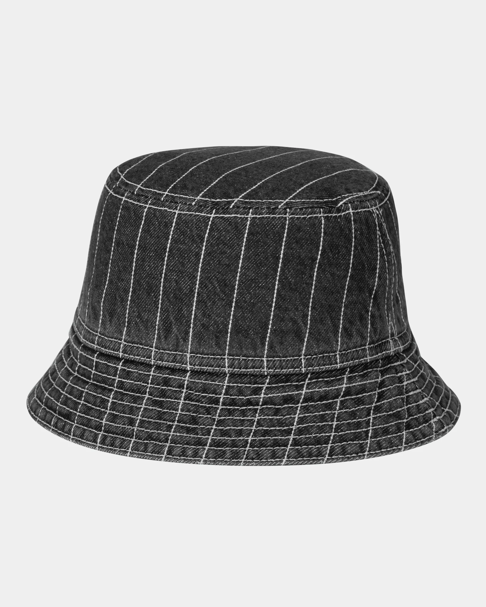 Final inventoryOrlean Stripe Bucket Hat |  Black / White (stone washed)
