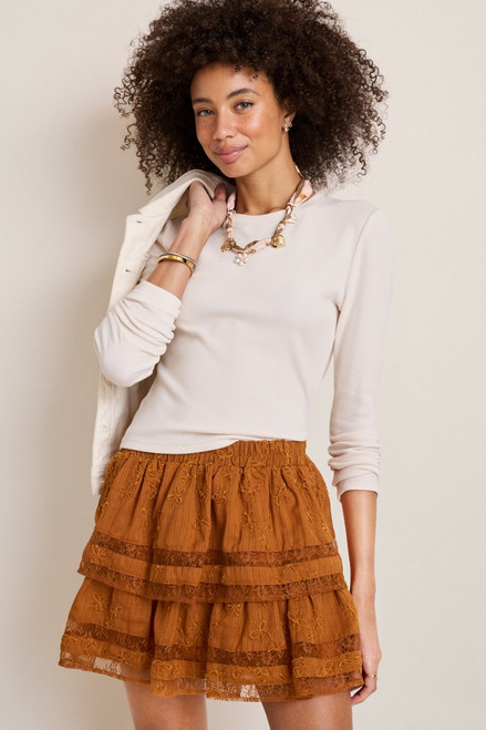 Lauren Ring Knit Long Sleeve Top