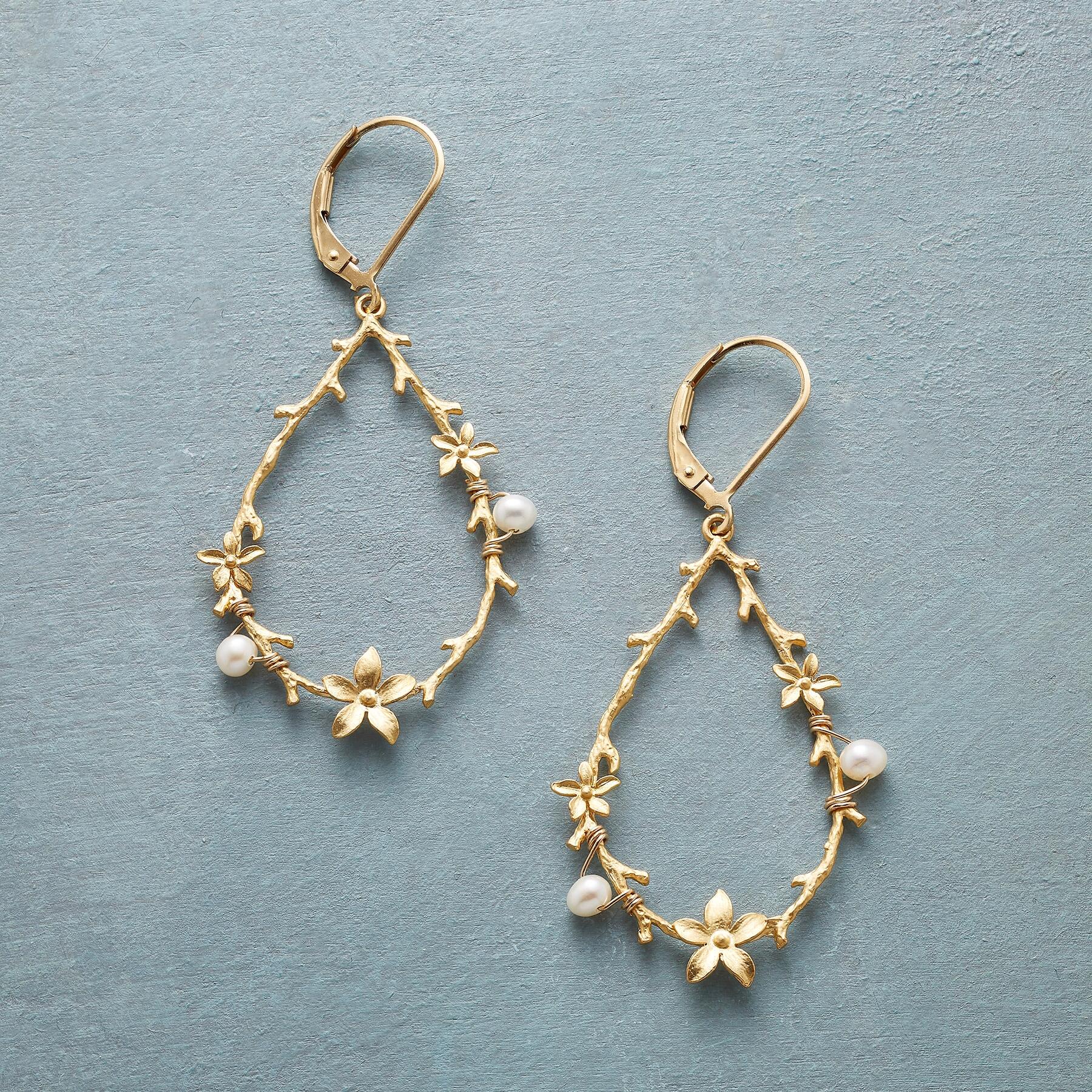Flowering Pearl Earrings