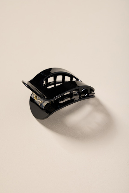 Angela Black Flat Hair Claw