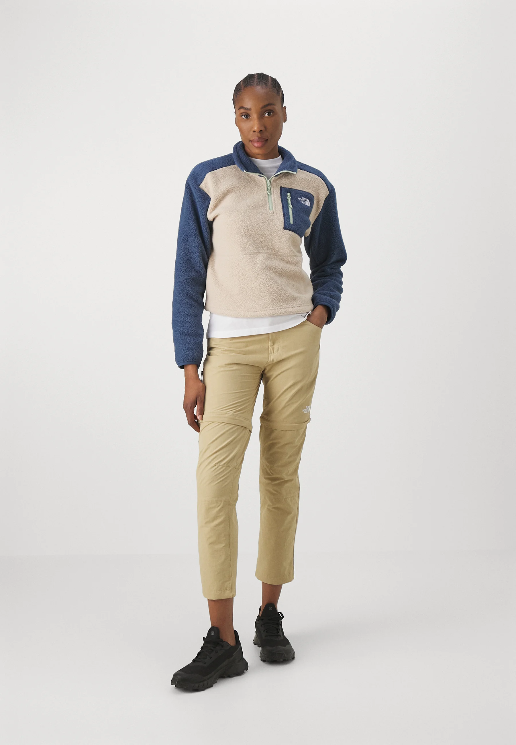 YUMIORI ¼ ZIP - Felpa in pile