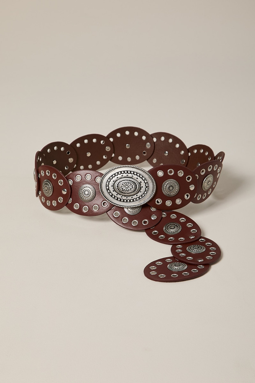 Jasmine Oval Western Belt