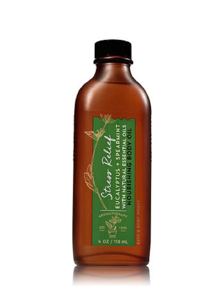 Bath & Body Works Nourishing Body Oil (STRESS RELIEF- Eucalyptus Spearmint)
