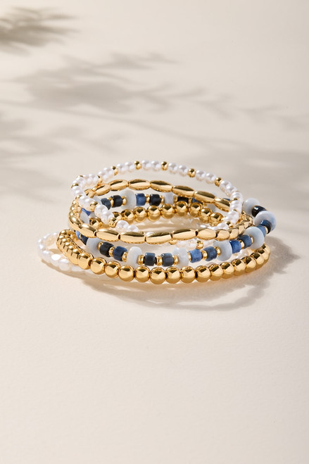 Lisa Glass Beaded Bracelet Set