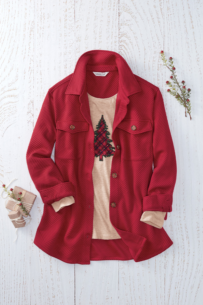 Soft Impressions Shirt Jacket