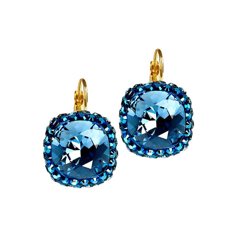 Steinkult Ohrringe mit geschliffenen Kristallen 