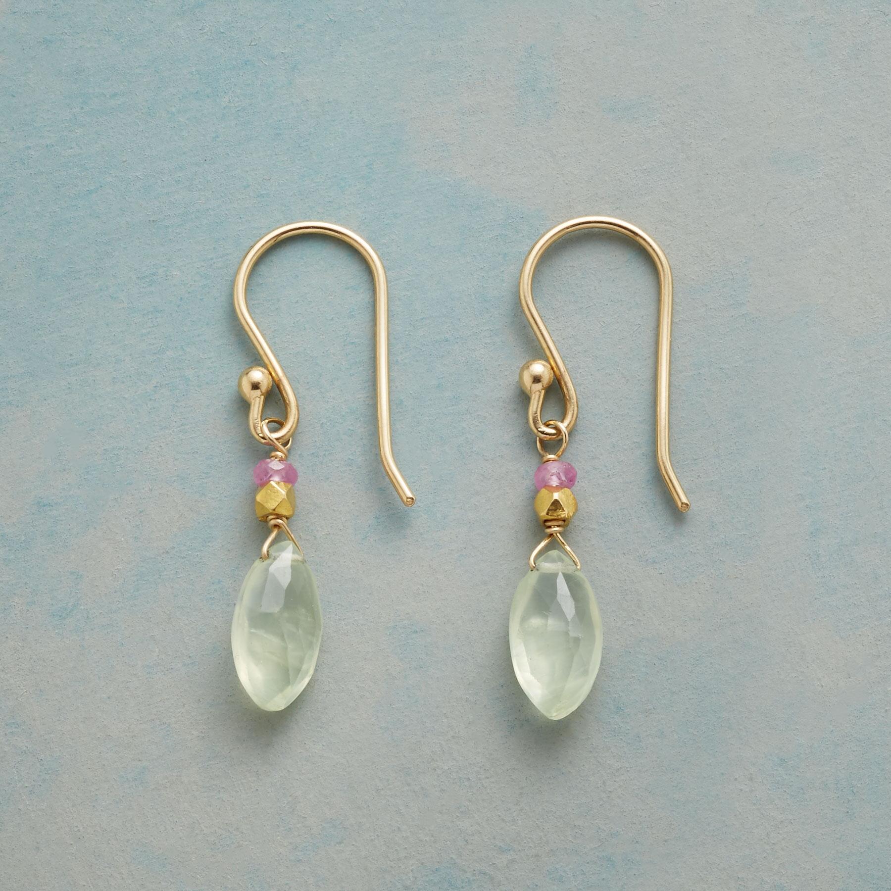 Apex Prehnite Earrings