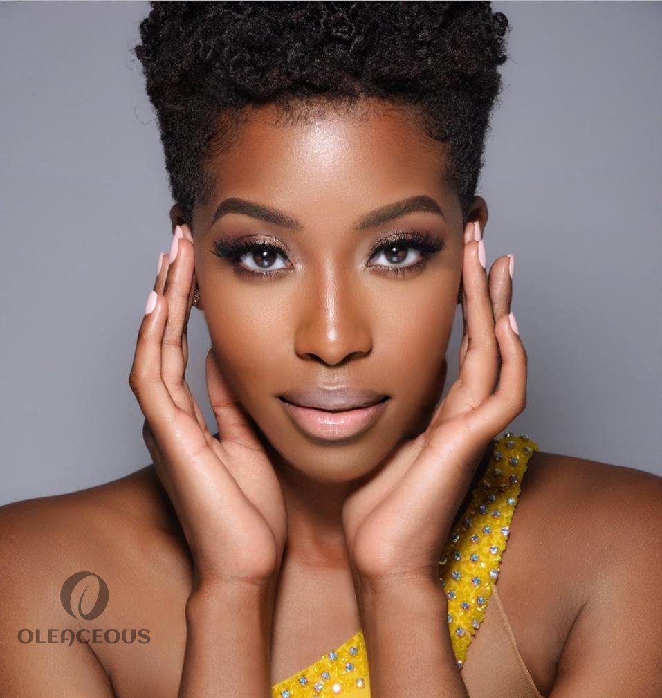 -New Small Curly Wig Ladies Short Curly Hair Black