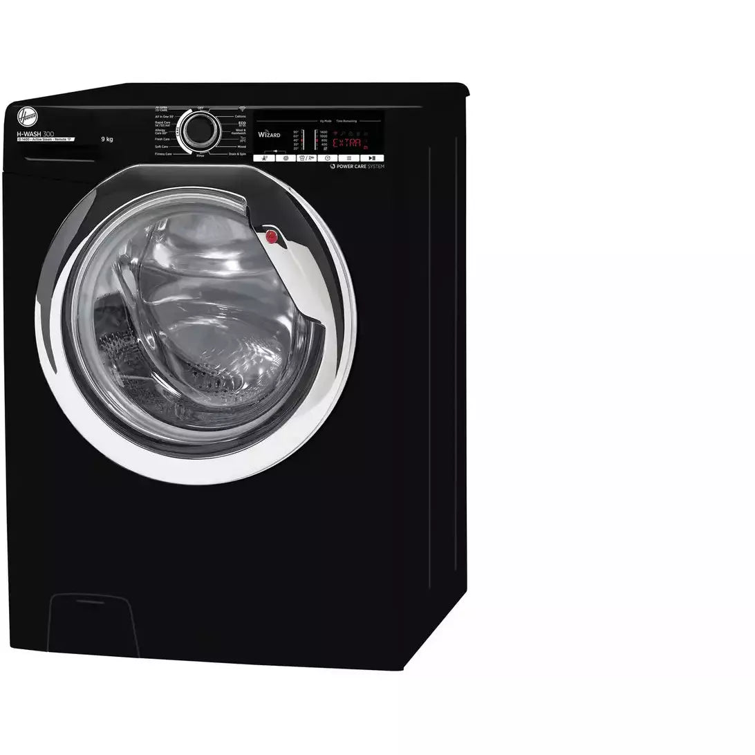 Hoover 9KG 1400 Spin Freestanding Washing Machine - Black | H3WS495TACBE