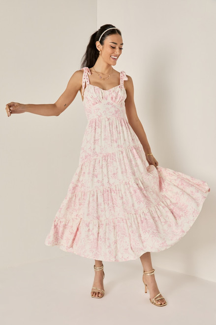 Fay Floral Tiered Maxi Dress