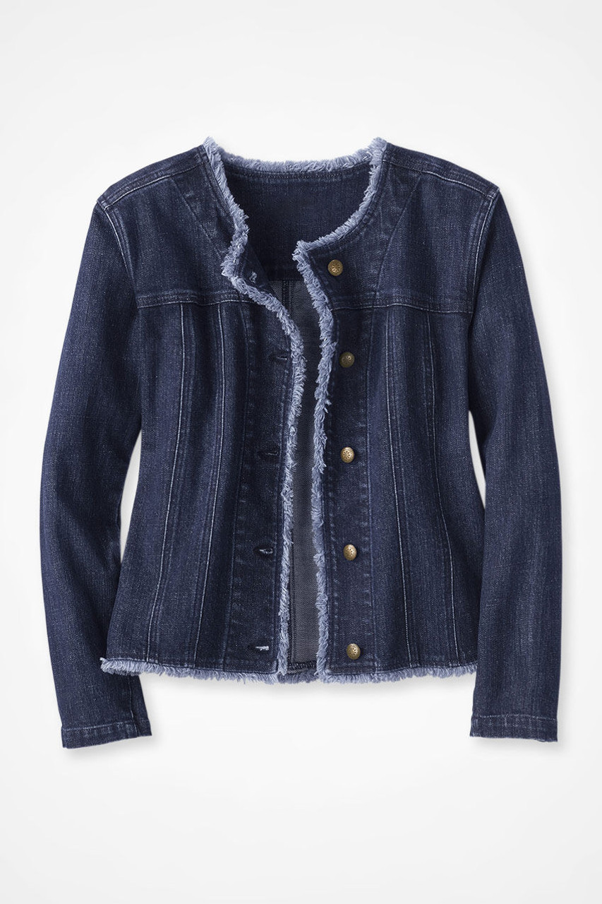 Frayed Edge Denim Jacket