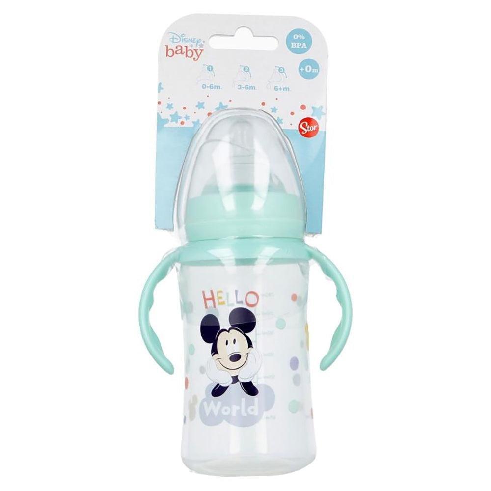Stor Babyflasche 360 ml mit Griff - Mickey Mouse