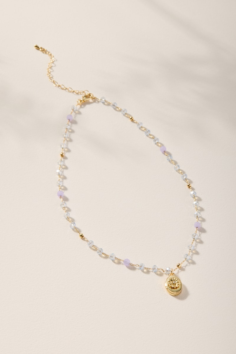 Beth Locket Pendant Necklace