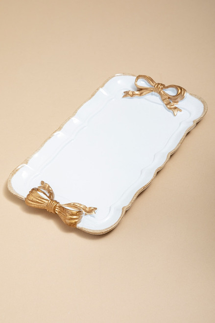 Scalloped Bow Trinket Dish