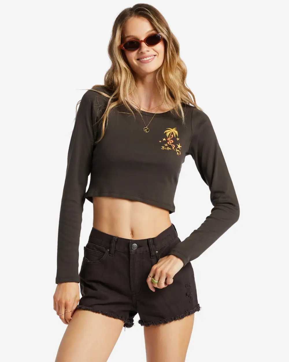 Final inventoryIn The Tropics T-Shirt - Off Black