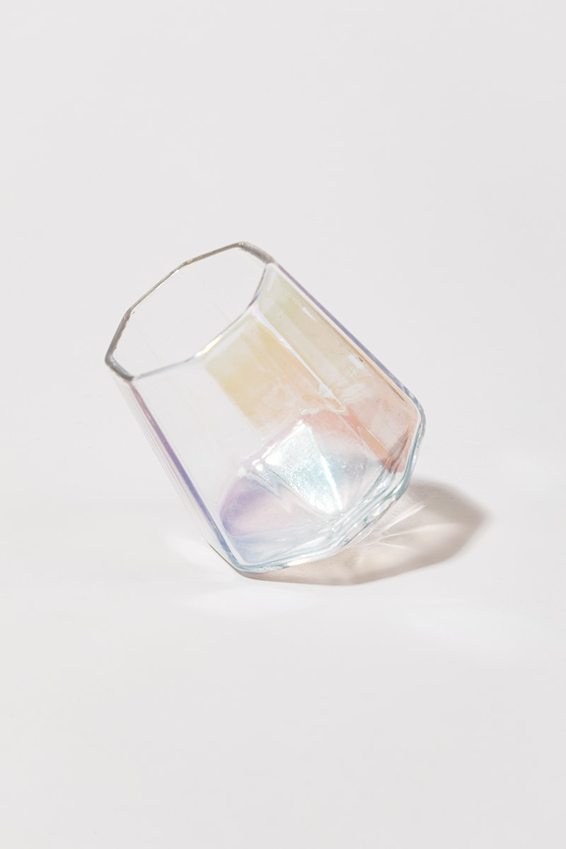 Ella Iridescent Diamond Shape Shot Glass