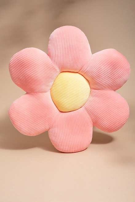 Pink Daisy Throw Pillow