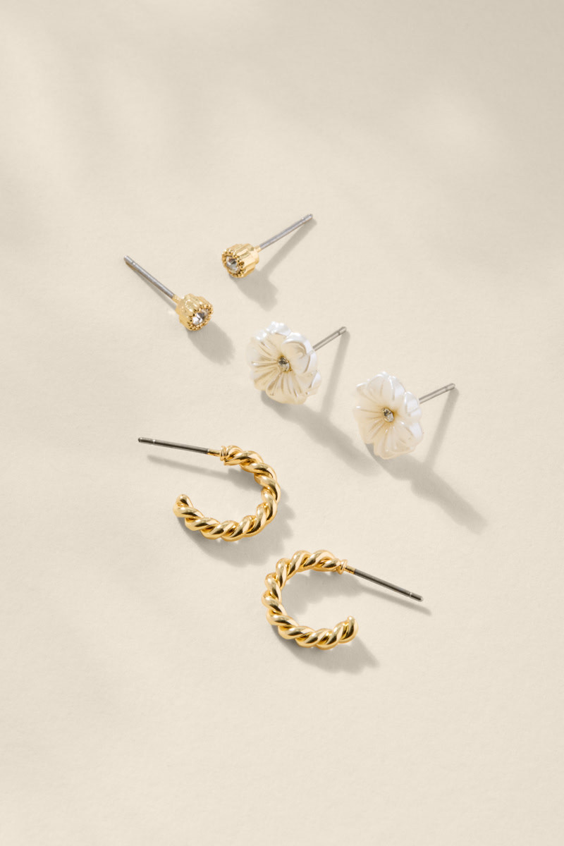 Shannon Mixed Style Earring Set