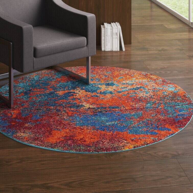 Velva Performance Blue/Red Rug