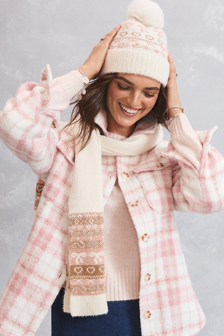 Irene Fairisle Knit Scarf