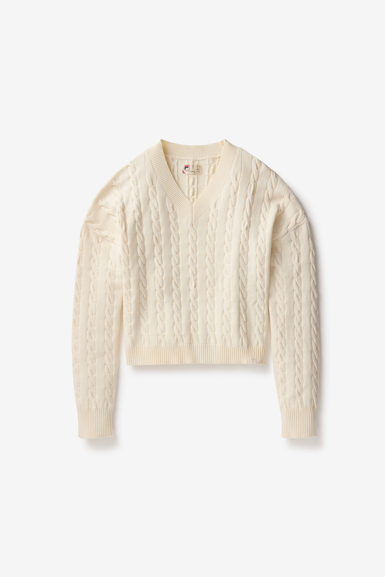 Fila Baseline Chunky V-Neck Sweater
