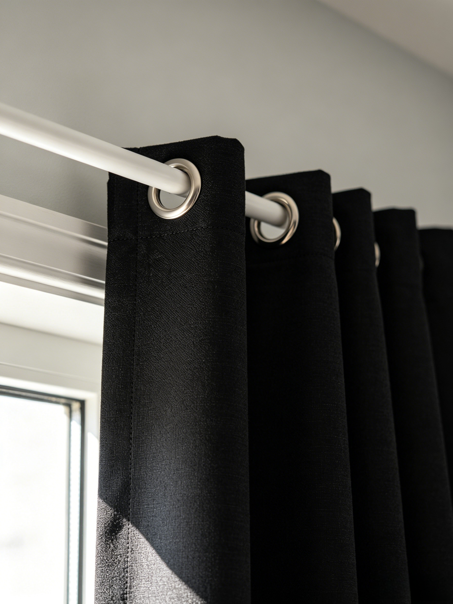 Silvertone Grommet Thermal Insulated Blackout Curtain Panel Pair