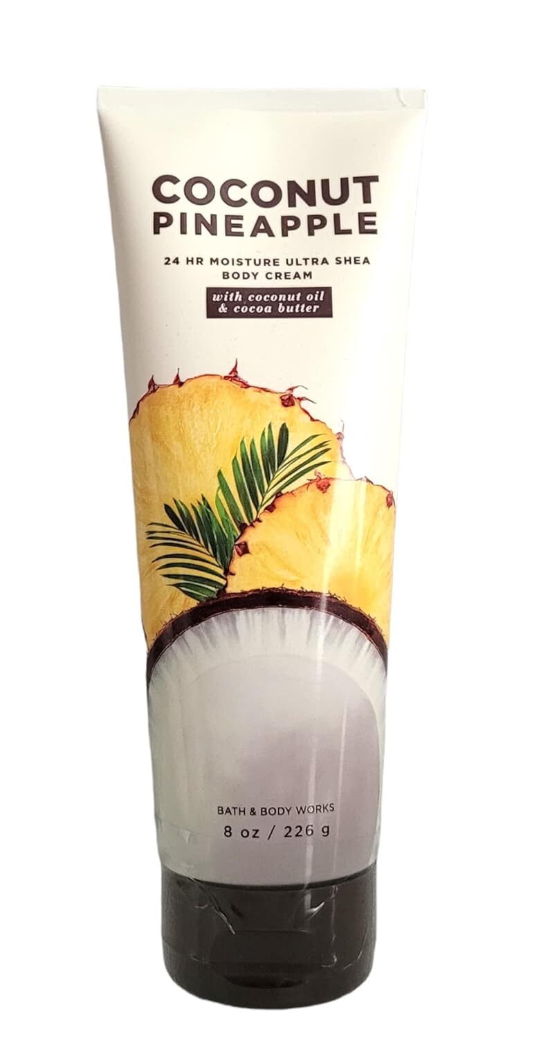 Bath & Body Works Coconut Pineapple Ultra Shea Body Cream 8 Ounce