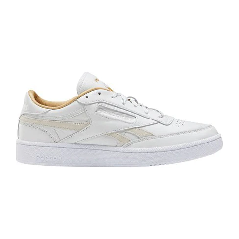 Final inventoryReebok Men's Club C Revenge Shoes - White / Gold Metallic