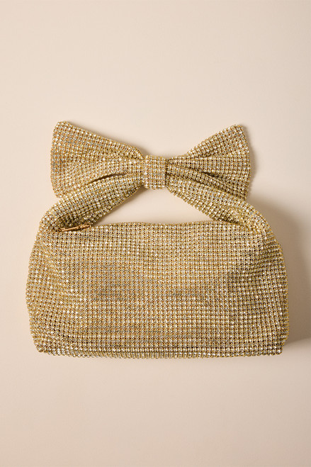 Wendy Crystal Bow Evening Clutch