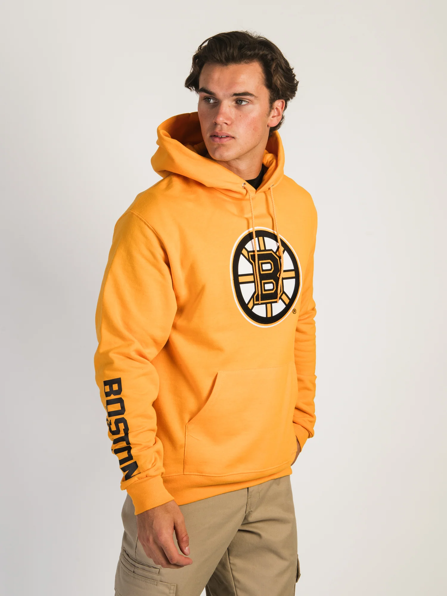 Final inventoryCHAMPION NHL BOSTON BRUINS CENTER ICE PULL OVER HOODIE