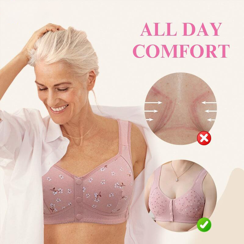 🎁Last day 49% OFF - Comfortable & Convenient Front Button Bra