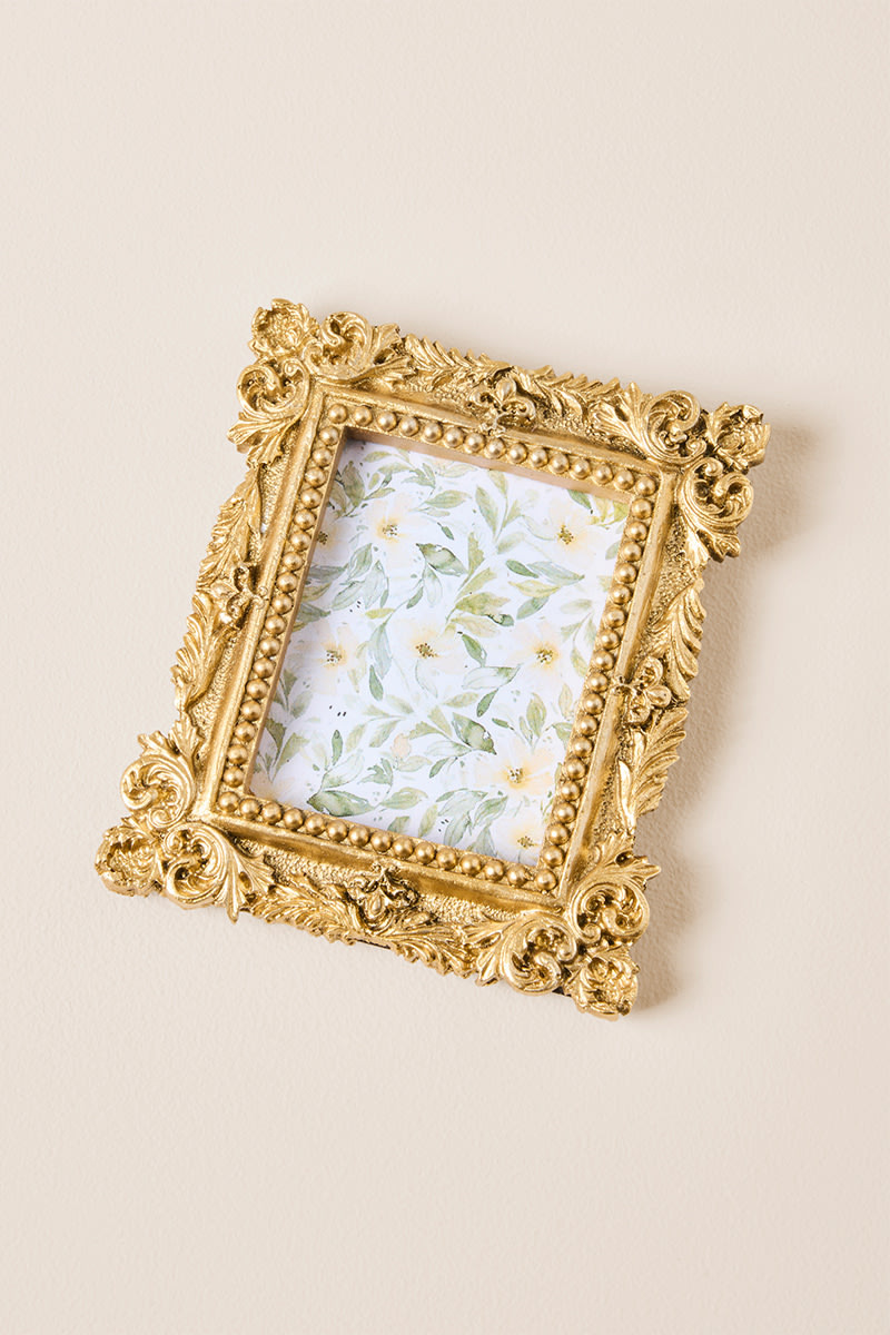 Gilded Square Magnet Frame 2x3