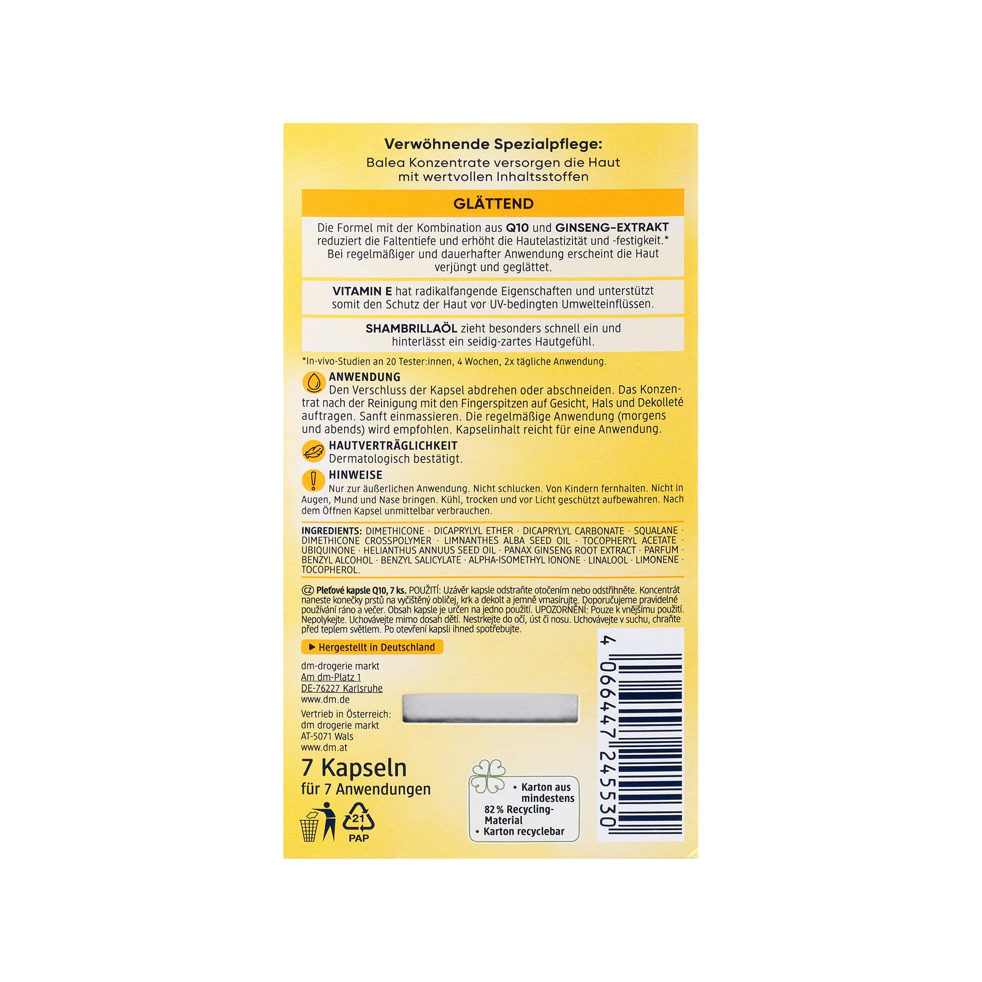 Balea Konzentrat Q10 Anti-Falten