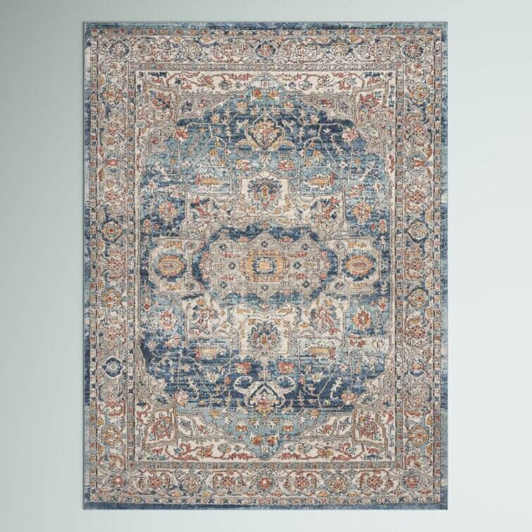 Amalie Blue/Ivory Rug