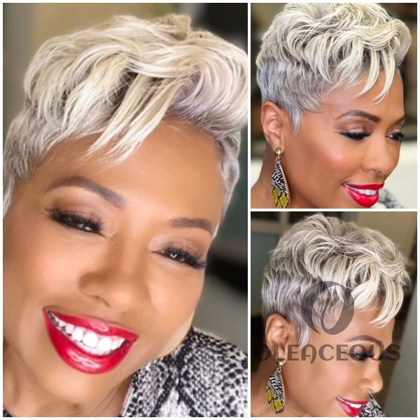 -Hot Glueless Short Curly Wigs