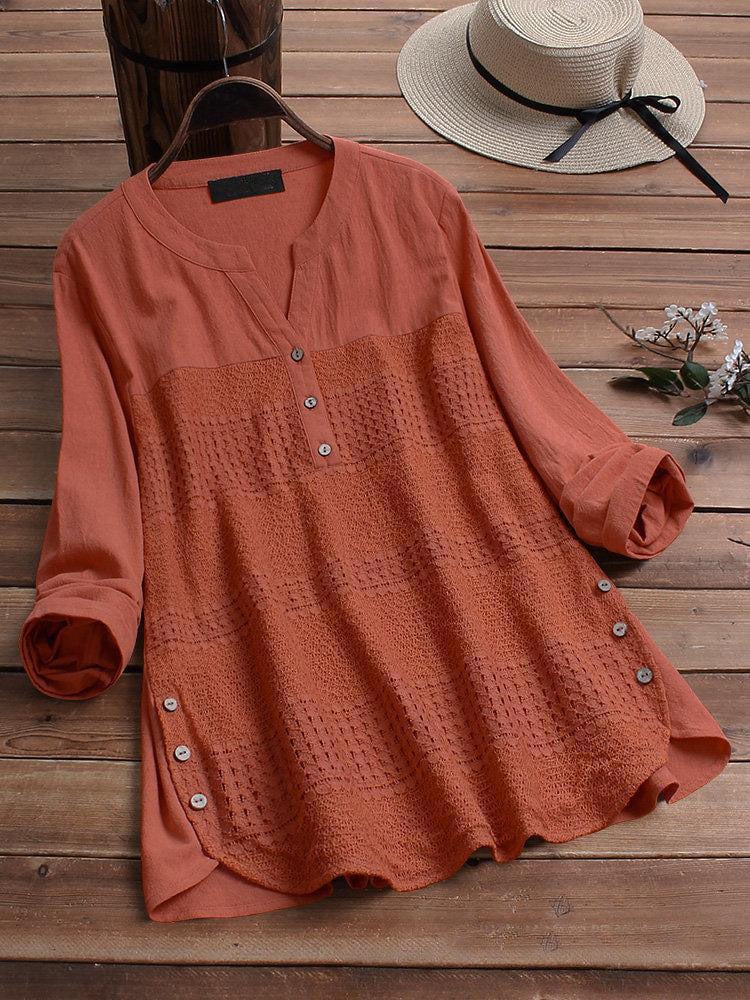 Casual Solid Color Long Sleeve Shirt