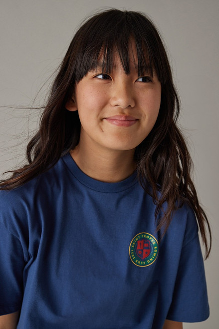 Hello Franki Rowing Oversized Graphic Tee for Girls