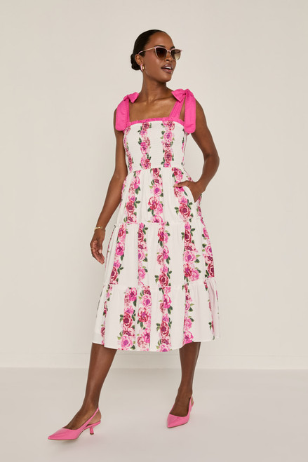 Mia Tie Strap Midi Dress