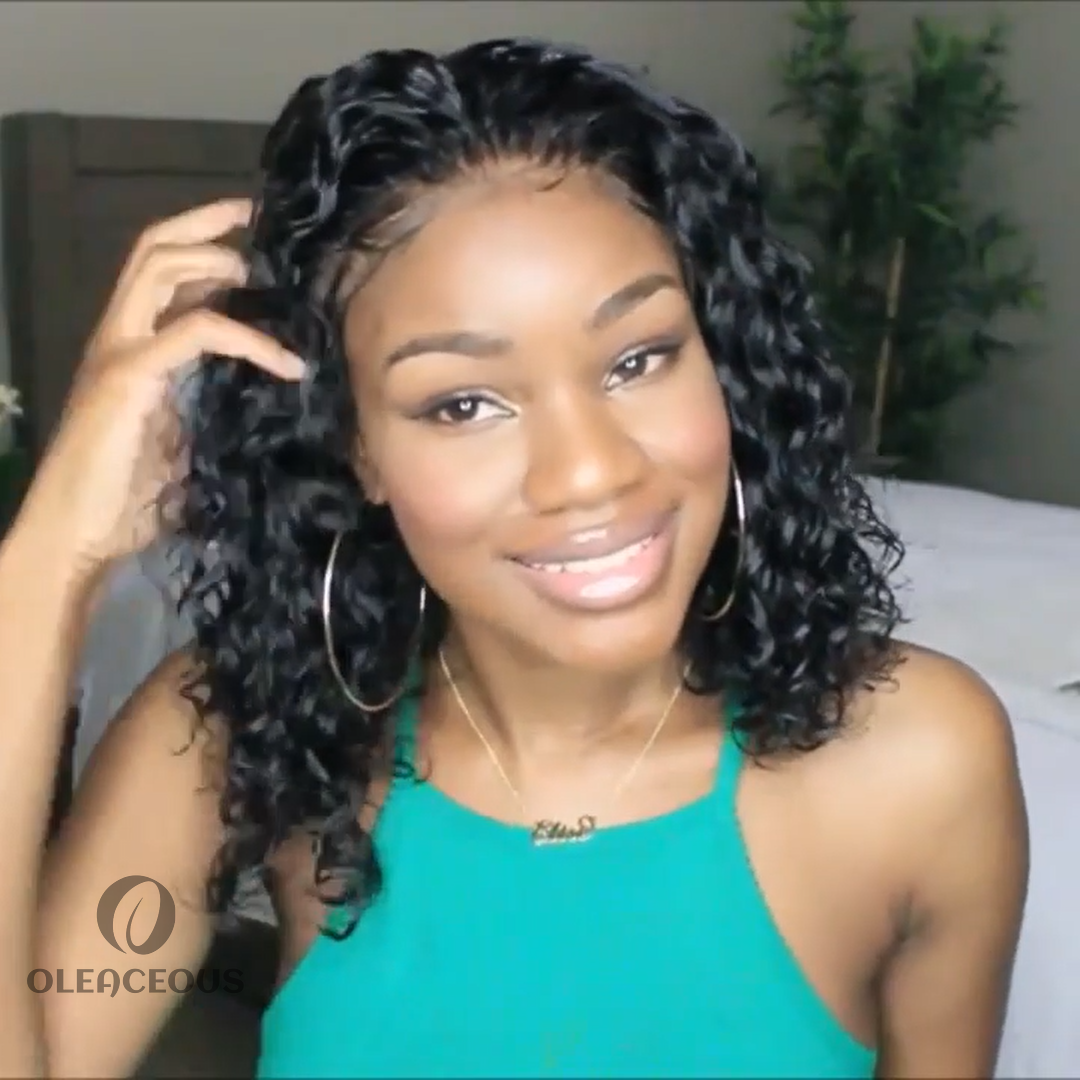 Brazilian Natural Black Curly Hair Wig