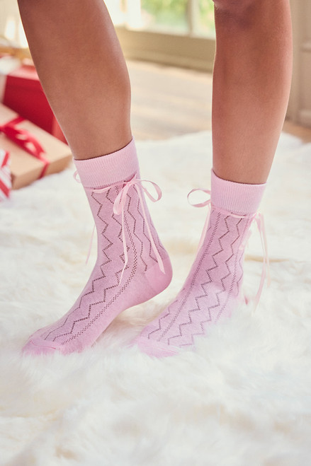 Dana Ribbon Bow Sock Set