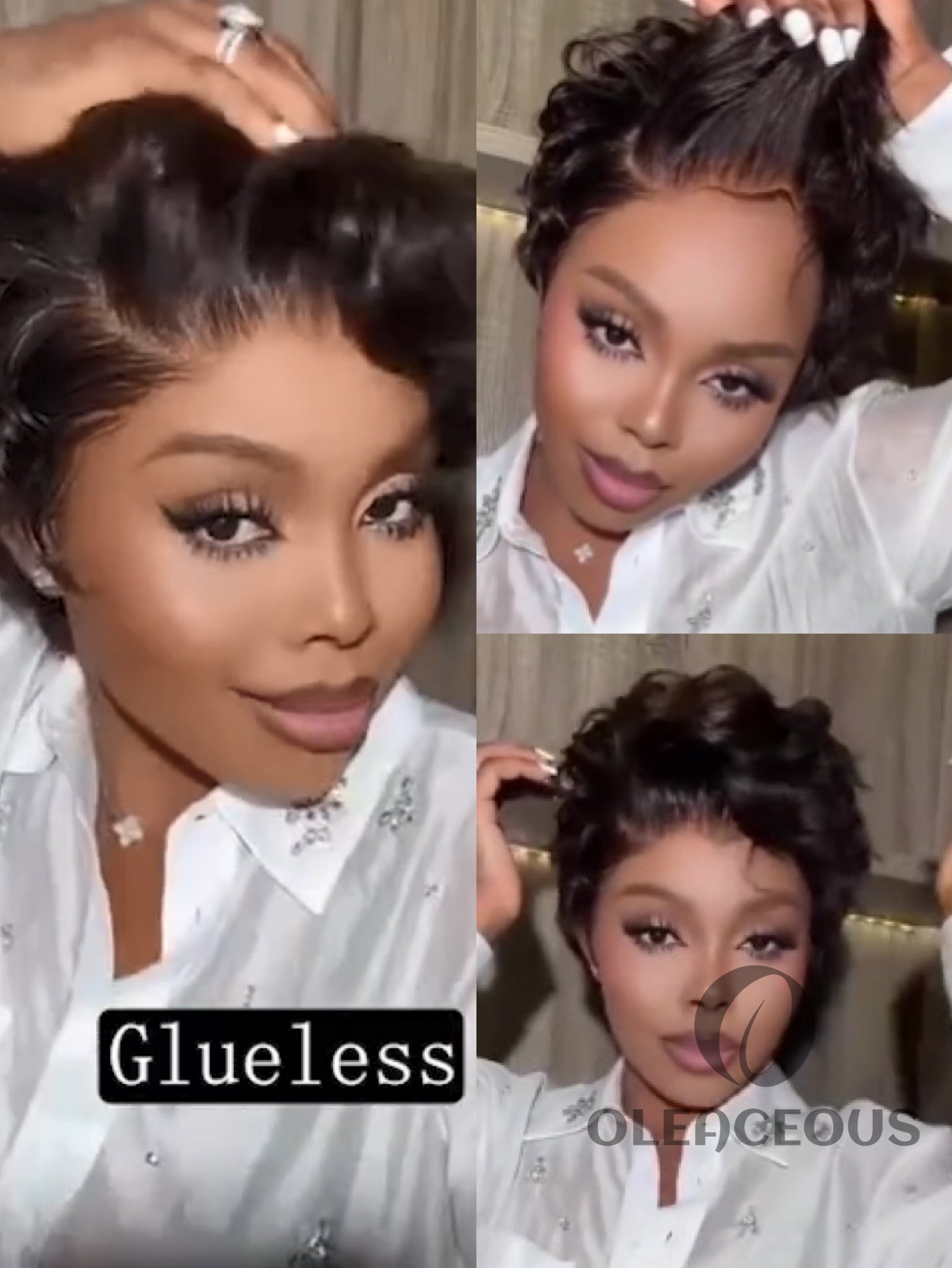 🔥50% OFF🔥4Inch Short Curly Wave Wig