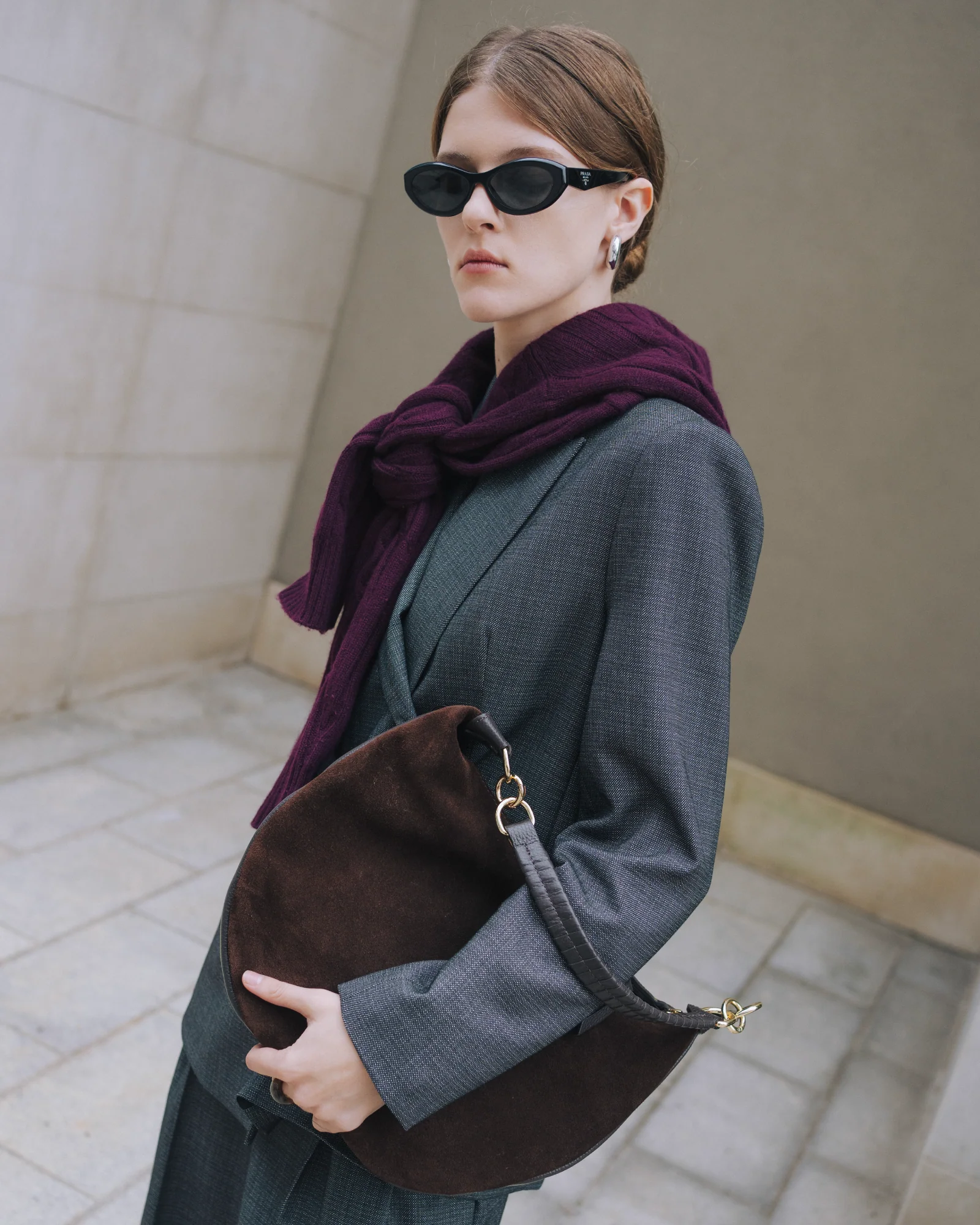 Final inventoryToscana Bruciato Suede Hobo Bag