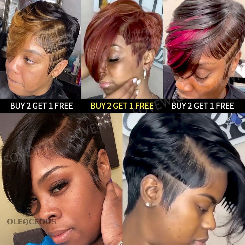 2026 Glueless Pixie Cut Wig Super Short hair Wig  10 colors