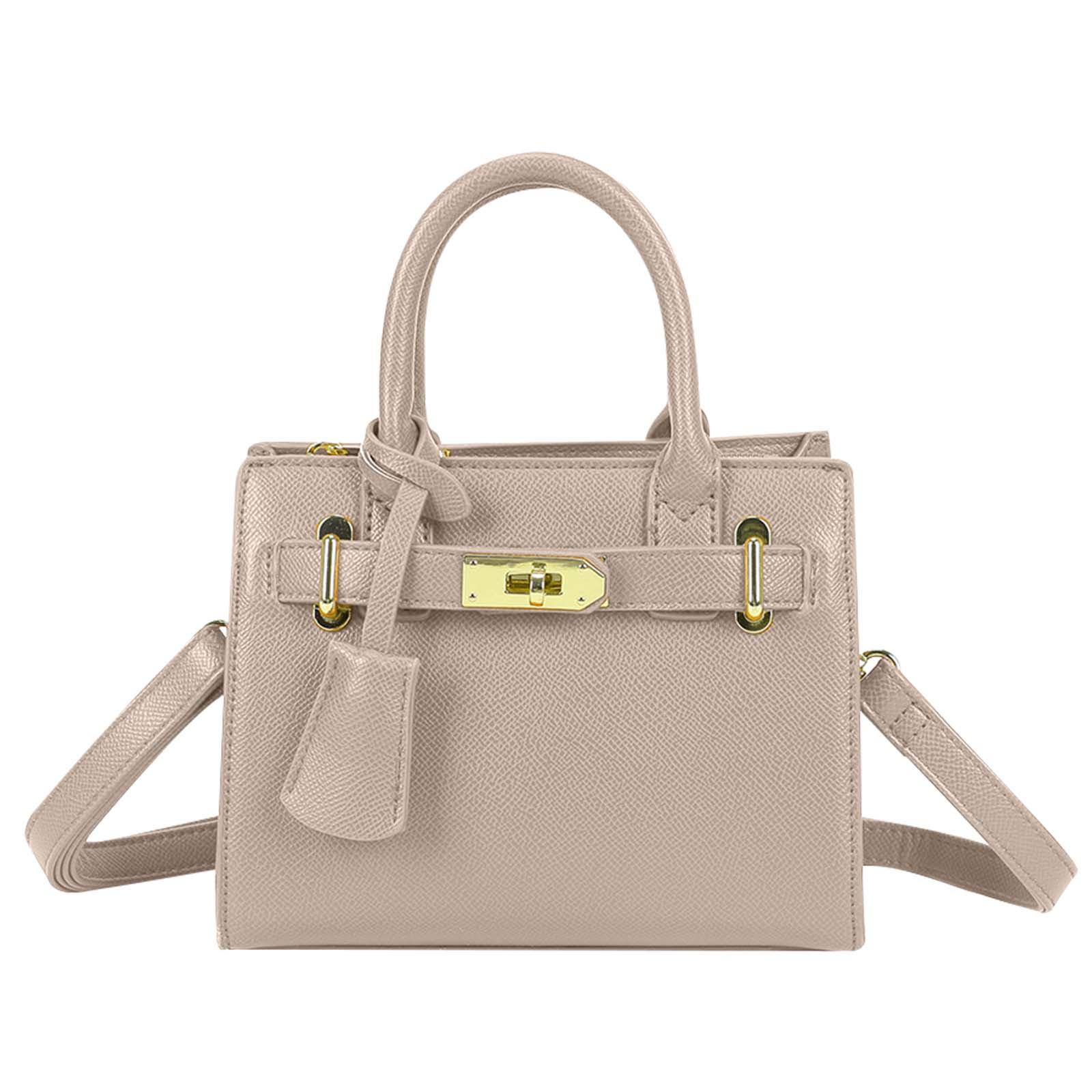 Gallantry Handtasche  Camélia genarbtes Leder